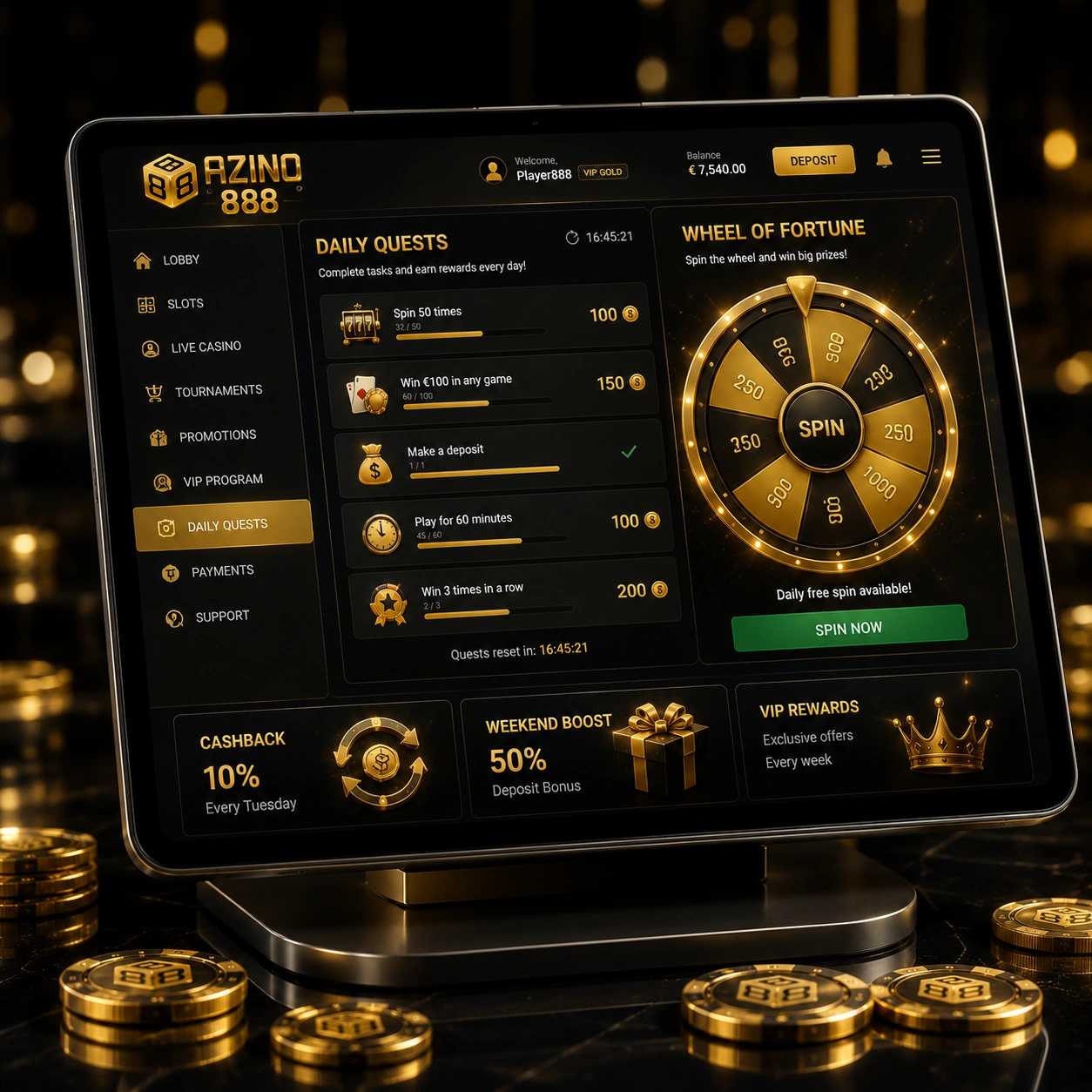 Турниры и рейтинговые акции Азино 888