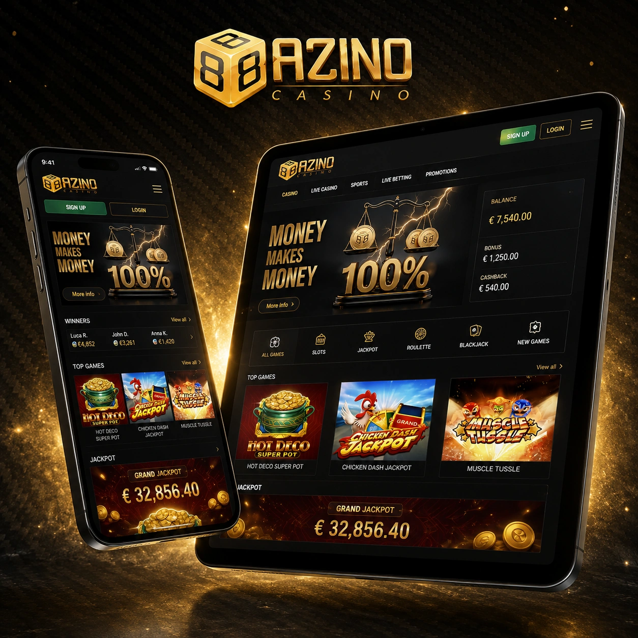 Как устроен личный кабинет Azino 888